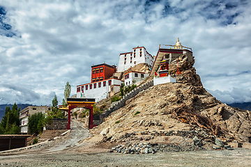 Image showing Thiksey gompa, Ladakh, India