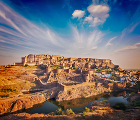 Image showing Mehrangarh Fort, Jodhpur, Rajasthan, India