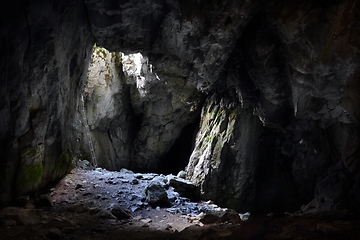 Image showing A Raptawicka cave in Poland