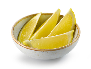 Image showing fresh lemon slices