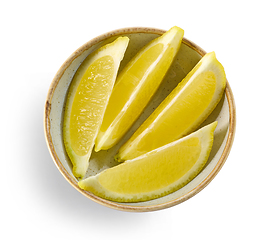 Image showing fresh lemon slices