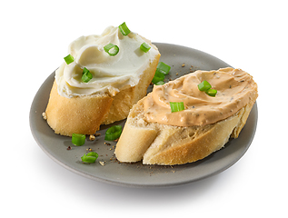 Image showing sandwich with cream cheese