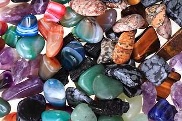 Image showing color natural mineral gems