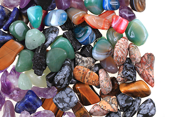 Image showing color natural mineral gems