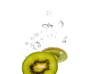 Image showing Kiwi slice