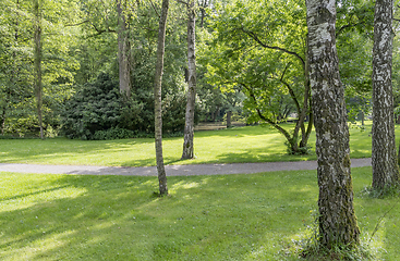 Image showing idyllic park scenery