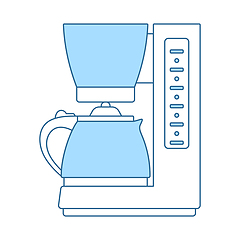 Image showing Kitchen Coffee Machine Icon