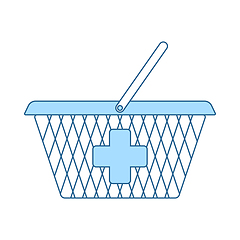 Image showing Pharmacy Shopping Cart Icon