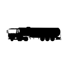 Image showing Truck Silhouette