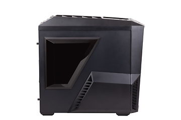 Image showing Case computing system black on white