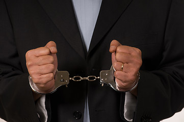 Image showing Handcuffed man