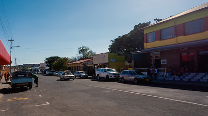 Image showing peoples on the street, Keetmanshoop, Namibia