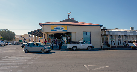 Image showing peoples on the street, Keetmanshoop, Namibia