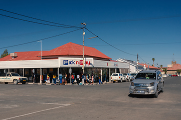 Image showing peoples on the street, Keetmanshoop, Namibia