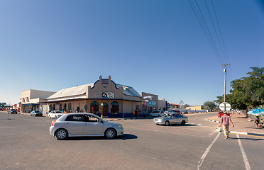 Image showing peoples on the street, Keetmanshoop, Namibia