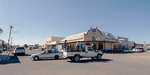 Image showing peoples on the street, Keetmanshoop, Namibia