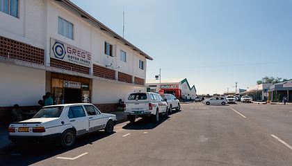 Image showing peoples on the street, Keetmanshoop, Namibia