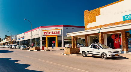 Image showing peoples on the street, Tsumeb, Namibia