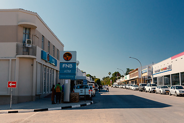 Image showing peoples on the street, Tsumeb, Namibia