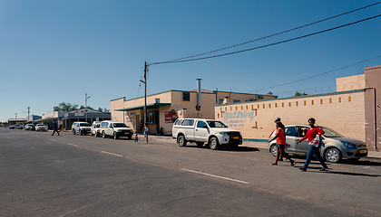 Image showing peoples on the street, Keetmanshoop, Namibia