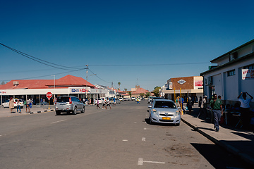 Image showing peoples on the street, Keetmanshoop, Namibia