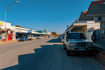 Image showing peoples on the street, Tsumeb, Namibia