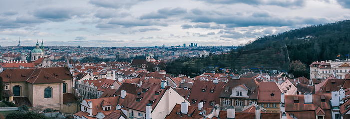 Image showing December advent Prague cityscape photo