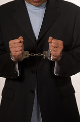 Image showing Man in handcuffs