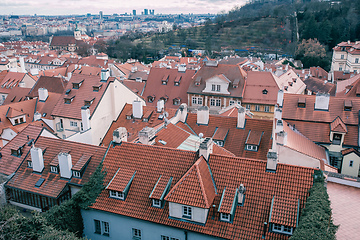 Image showing December advent Prague cityscape photo