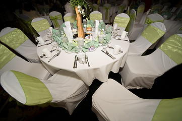 Image showing Wedding reception