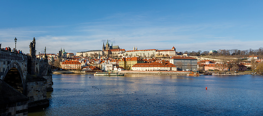 Image showing Cathedral and Prague castle, Czech Republic