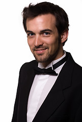 Image showing Handsome man in tuxedo