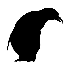 Image showing Penguin Silhouette