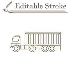 Image showing Container Truck Icon