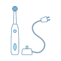 Image showing Electric Toothbrush Icon