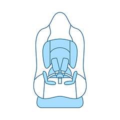 Image showing Baby Car Seat Icon