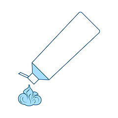 Image showing Toothpaste Tube Icon