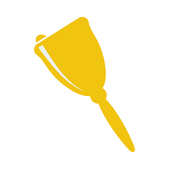 Image showing Icon Of School Hand Bell In Ui Colors