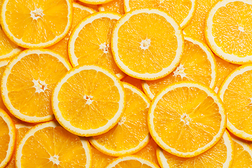 Image showing Colorful orange fruit slices