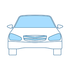 Image showing Sedan Car Icon