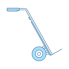 Image showing Warehouse Trolley Icon
