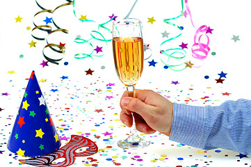 Image showing Champagne toast