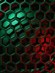 Image showing illuminated loudspeaker grid