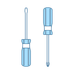 Image showing Screwdriver Icon