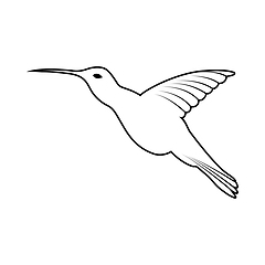 Image showing Sketch of Bird