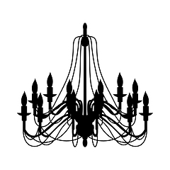 Image showing Lamp Silhouette