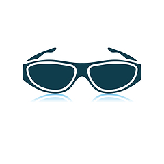 Image showing Poker Sunglasses Icon