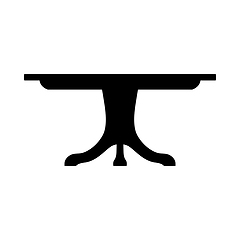 Image showing Table Silhouette