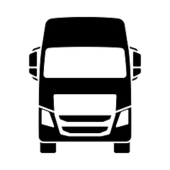 Image showing Truck Icon Front View