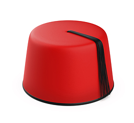 Image showing Red Turkish fez